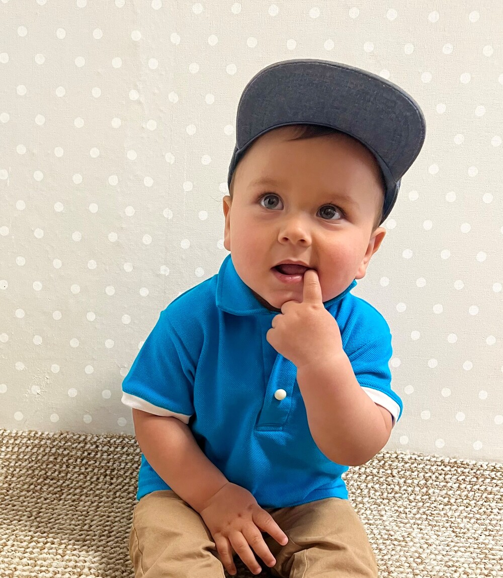 Бірюзова футболка поло дитяча STANDART