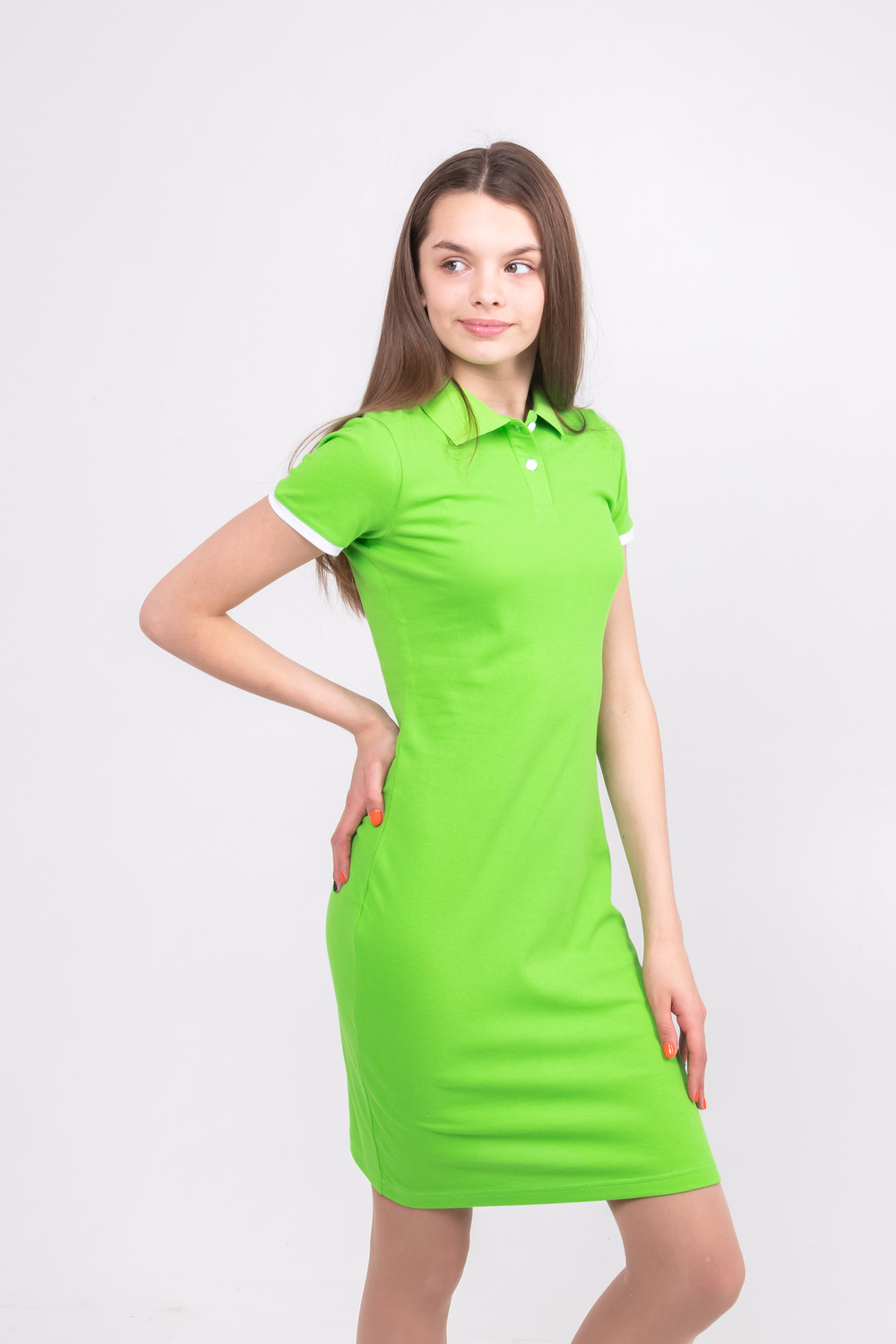 Салатова сукня поло STANDART