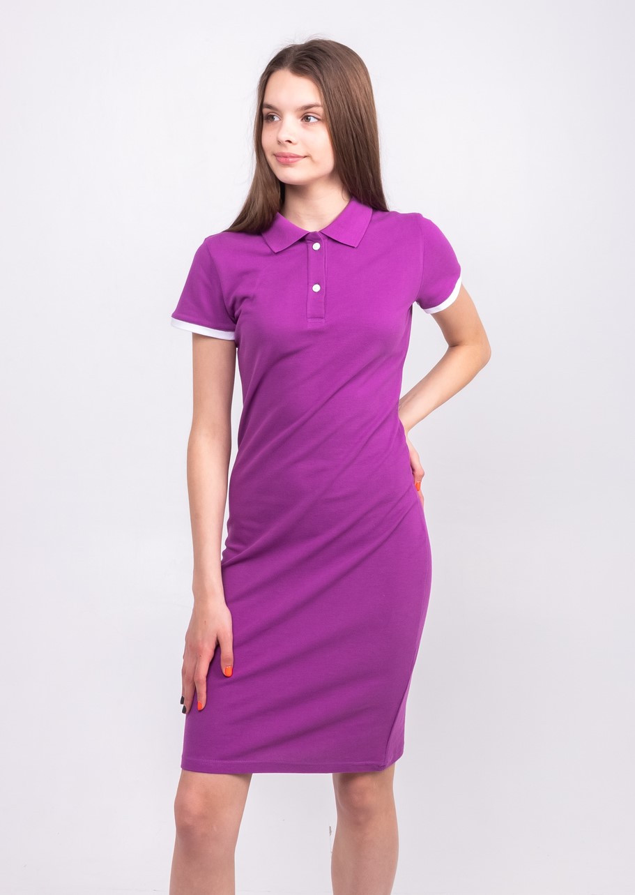 Фіолетова сукня поло STANDART