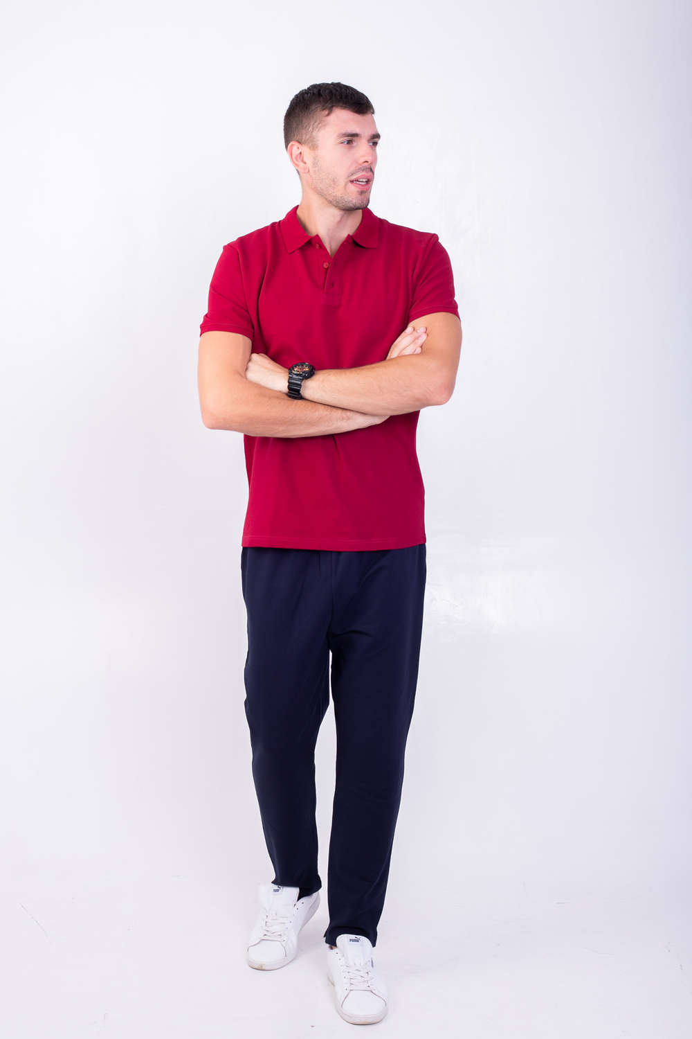 Темно-сині штани чоловічі