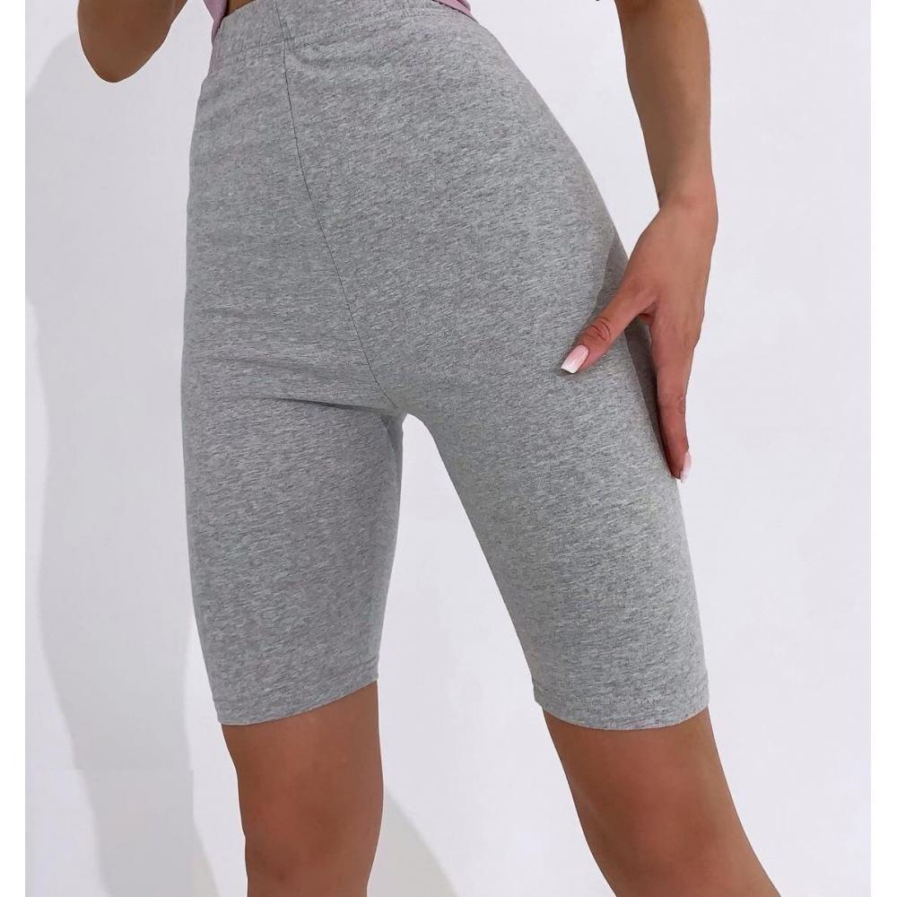 Світло-сірі (меланж) велосипедки жіночі