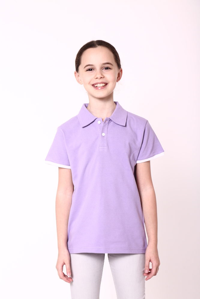 Бузкова футболка поло дитяча STANDART