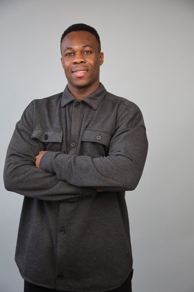 Сорочка темно-сіра (меланж) чоловіча