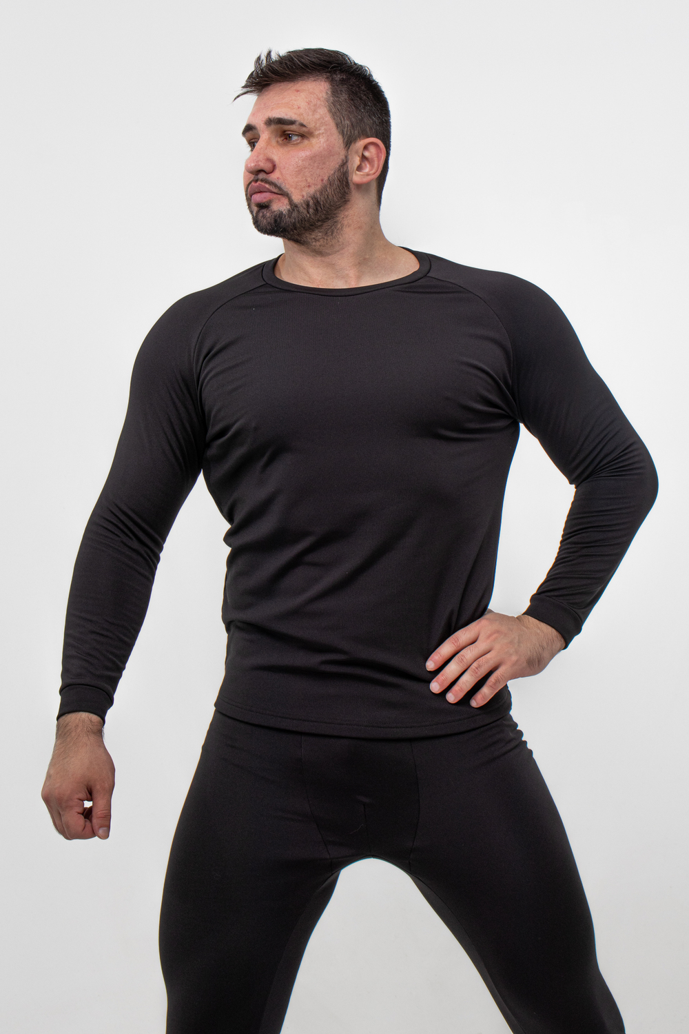 Термобілизна чоловіча чорна