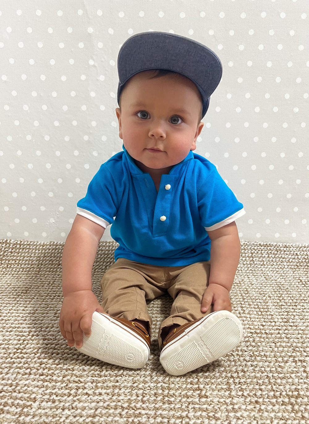 Бірюзова футболка поло дитяча STANDART