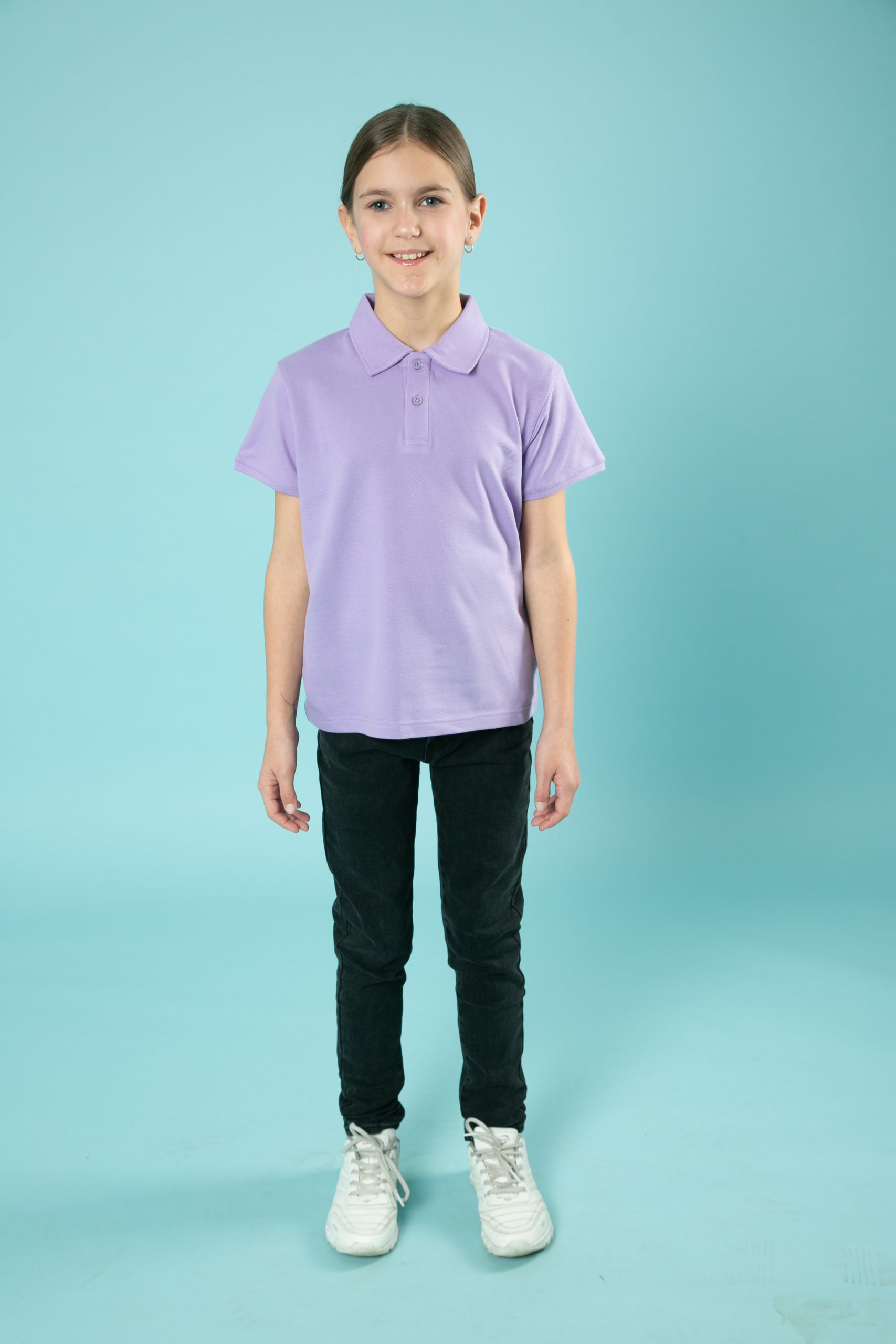 Бузкова футболка поло дитяча STANDART