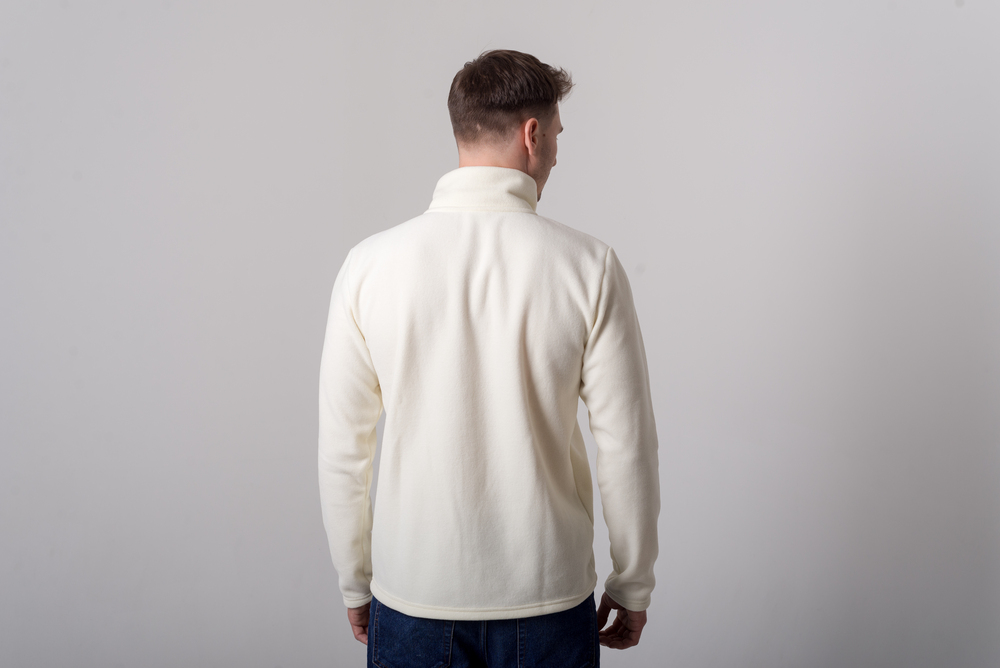 Молочна флісова кофта жіноча