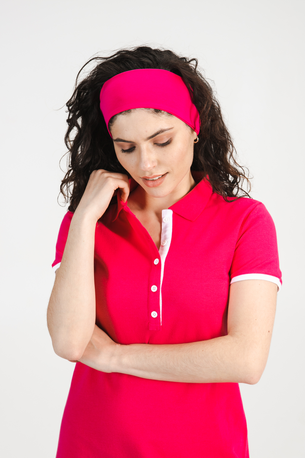 Малинова сукня поло ТРАПЕЦІЯ