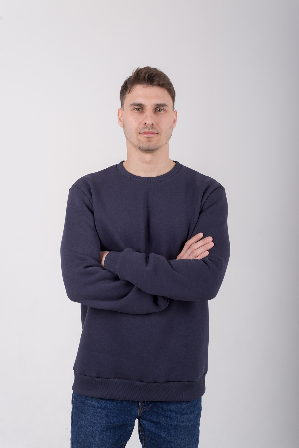 Темно-сірий світшот чоловічий