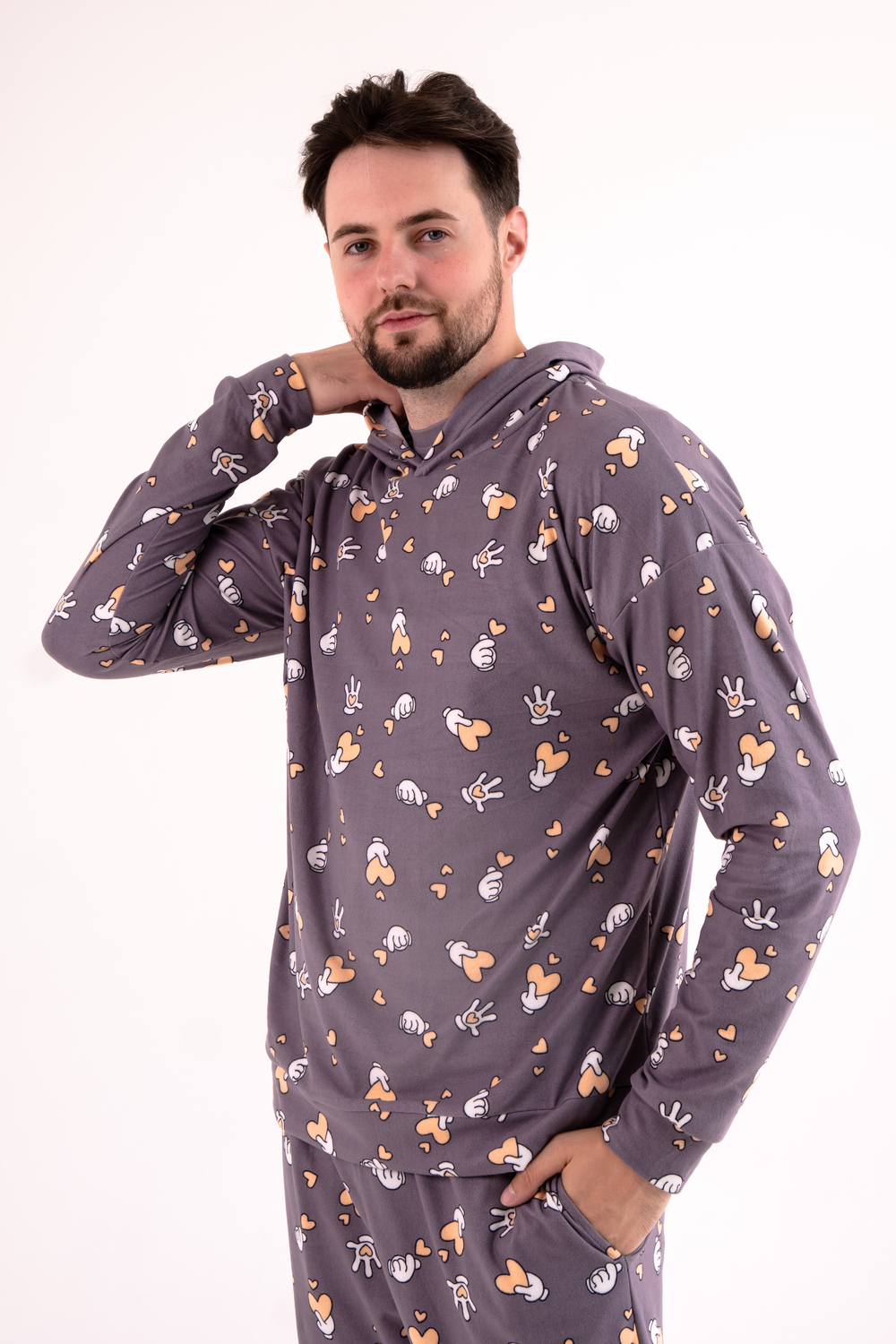 Піжама чоловіча сіра