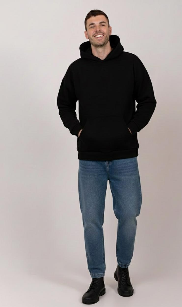 Чорний худі діагональ чоловічий