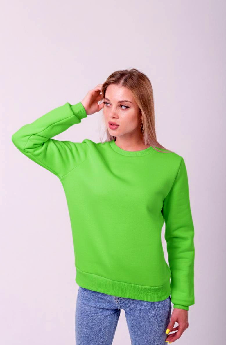 Салатовий світшот жіночий