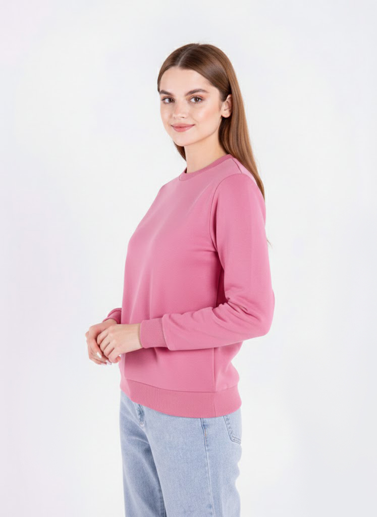 Рожевий світшот жіночий