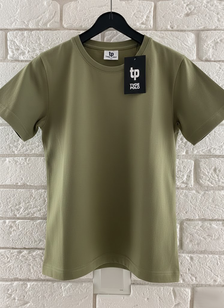 Хакі футболка базова дитяча