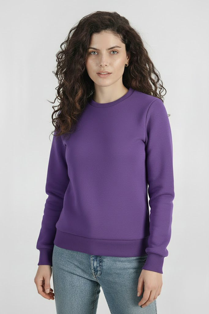 Фіолетовий світшот жіночий