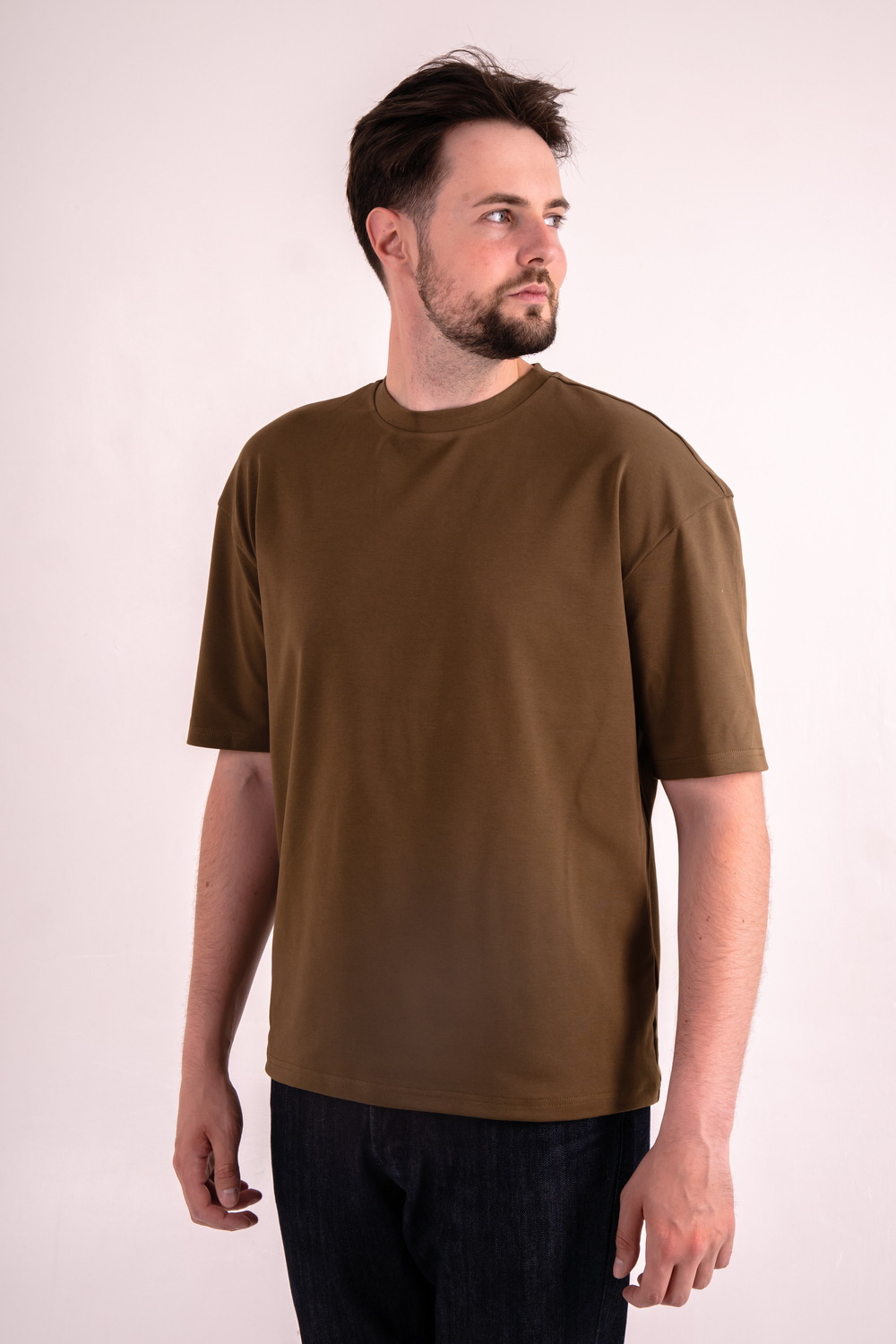 Хакі футболка OVERSIZE чоловіча