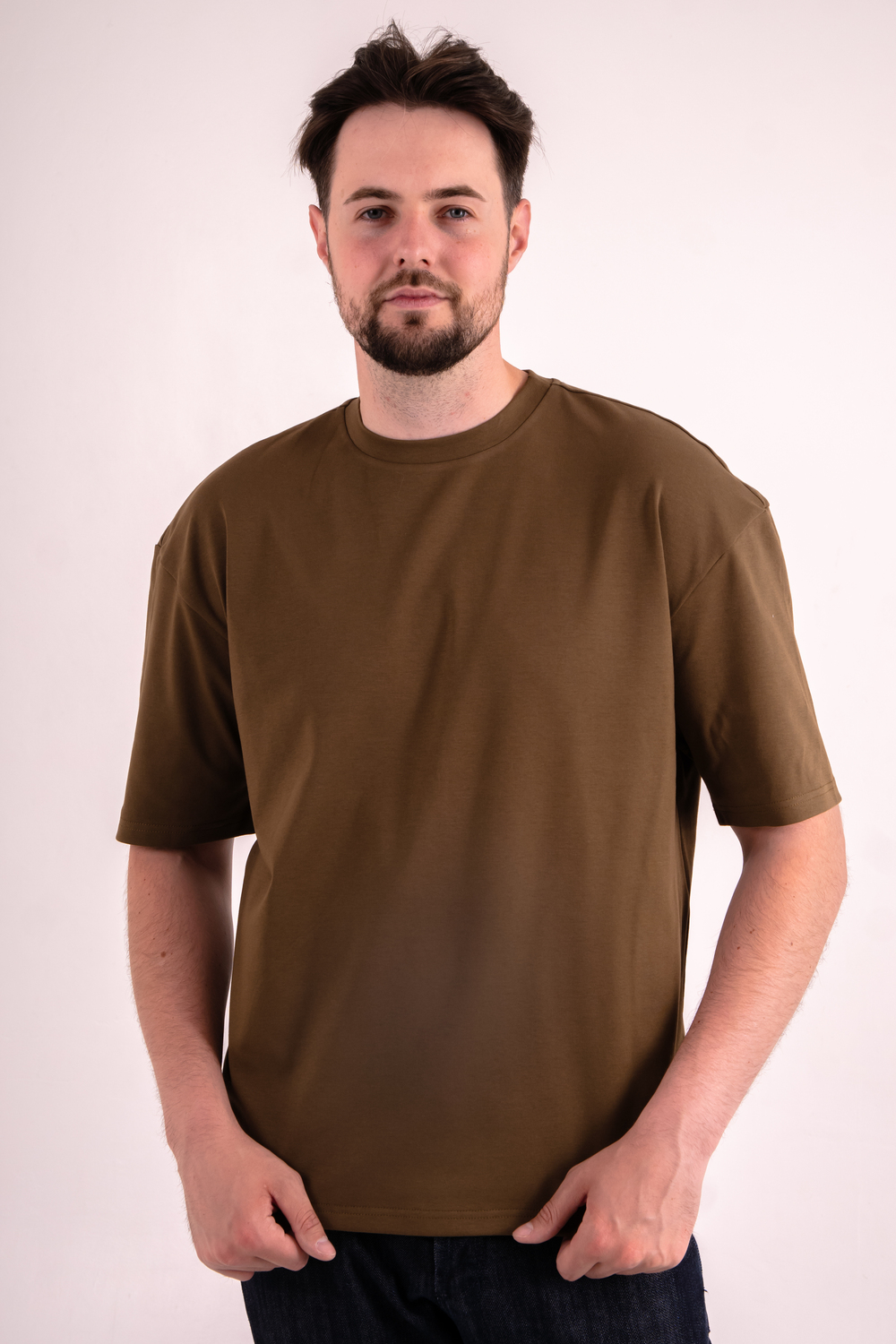Хакі футболка OVERSIZE чоловіча