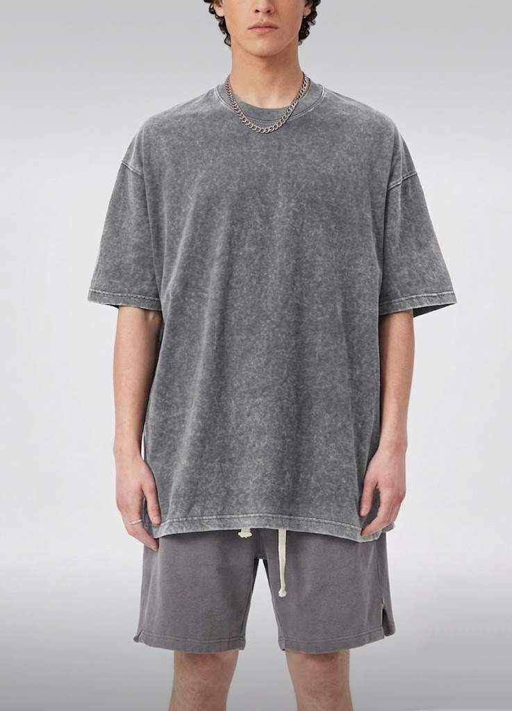 Сіра футболка чоловіча OVERSIZE варенка